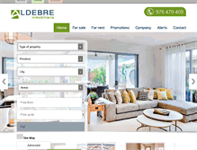Tablet Screenshot of aldebre.com
